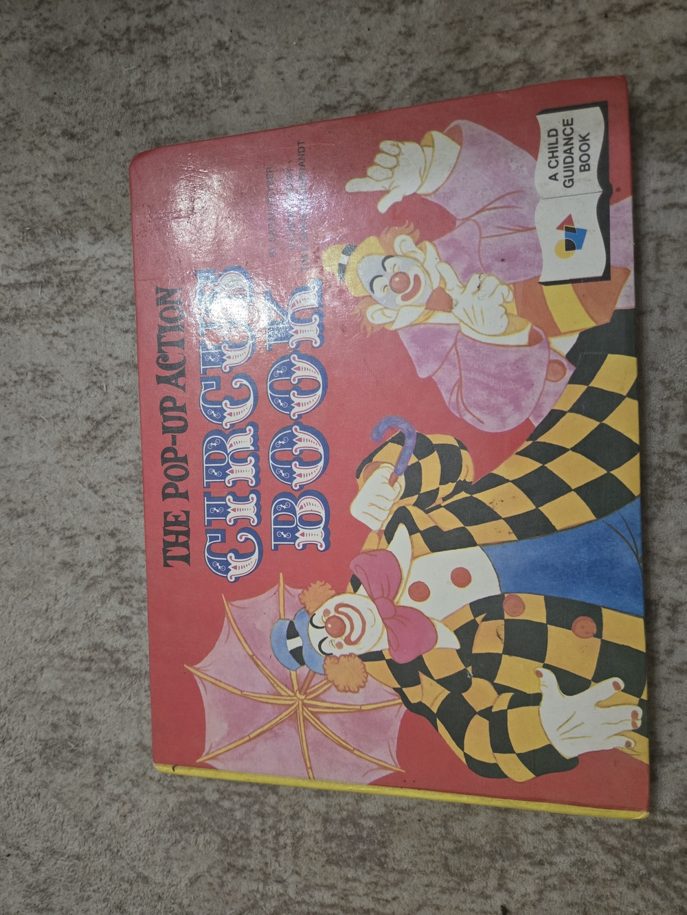 The Pop-Up Action Book CIRCUS BOOK Child Guidance Book Vintage